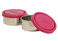 Stainless Steel Snack Container - Magenta