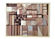Wooden Project Building Blocks 117 Piece
