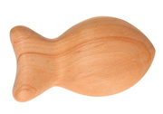 Grimm's Wooden Baby Fish Rattle